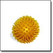 yellow thera ball